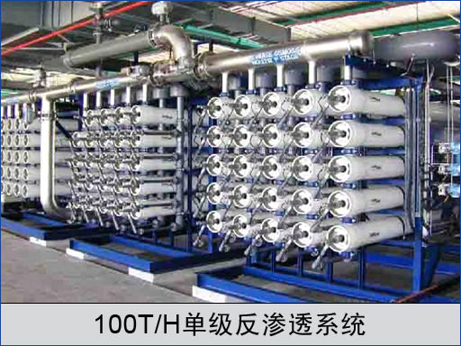 100T單級反滲透系統